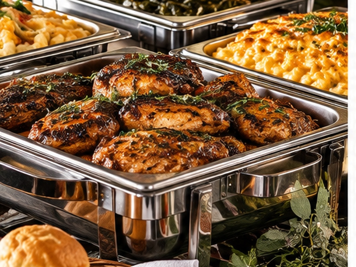 services catering spread